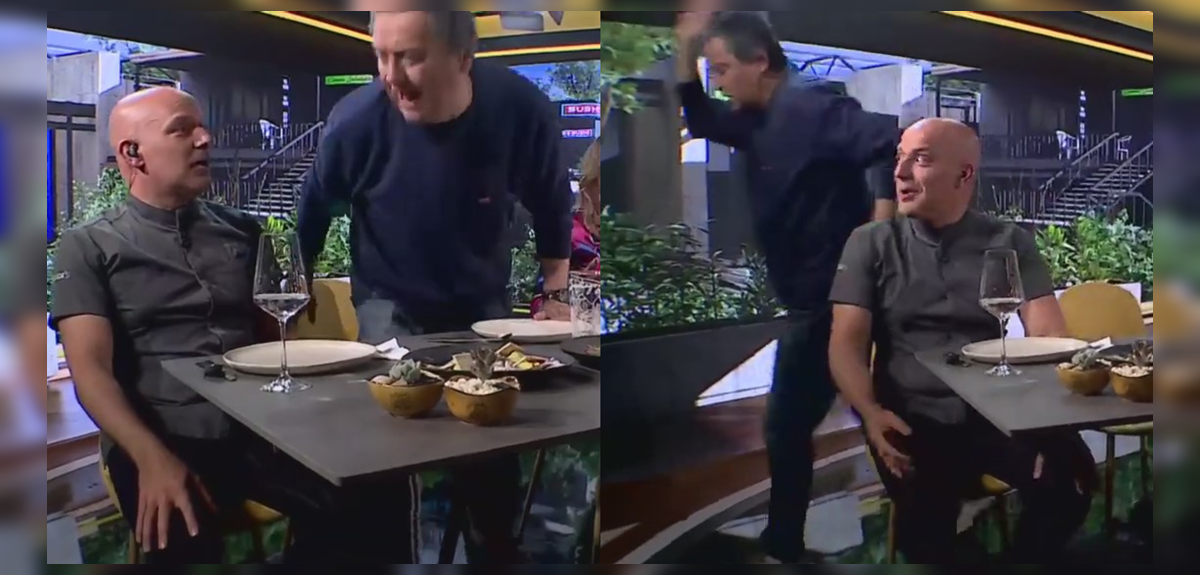 Claudio Reyes respondió a quienes lo criticaron tras supuesto ‘minuto de furia’ en Somos un plato