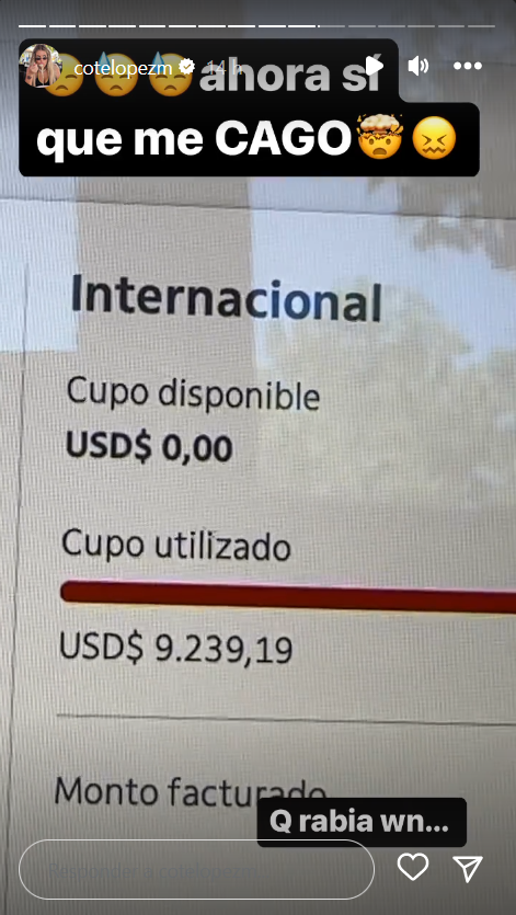 Coté López denunció que sufrió millonario robo tras clonación de tarjeta