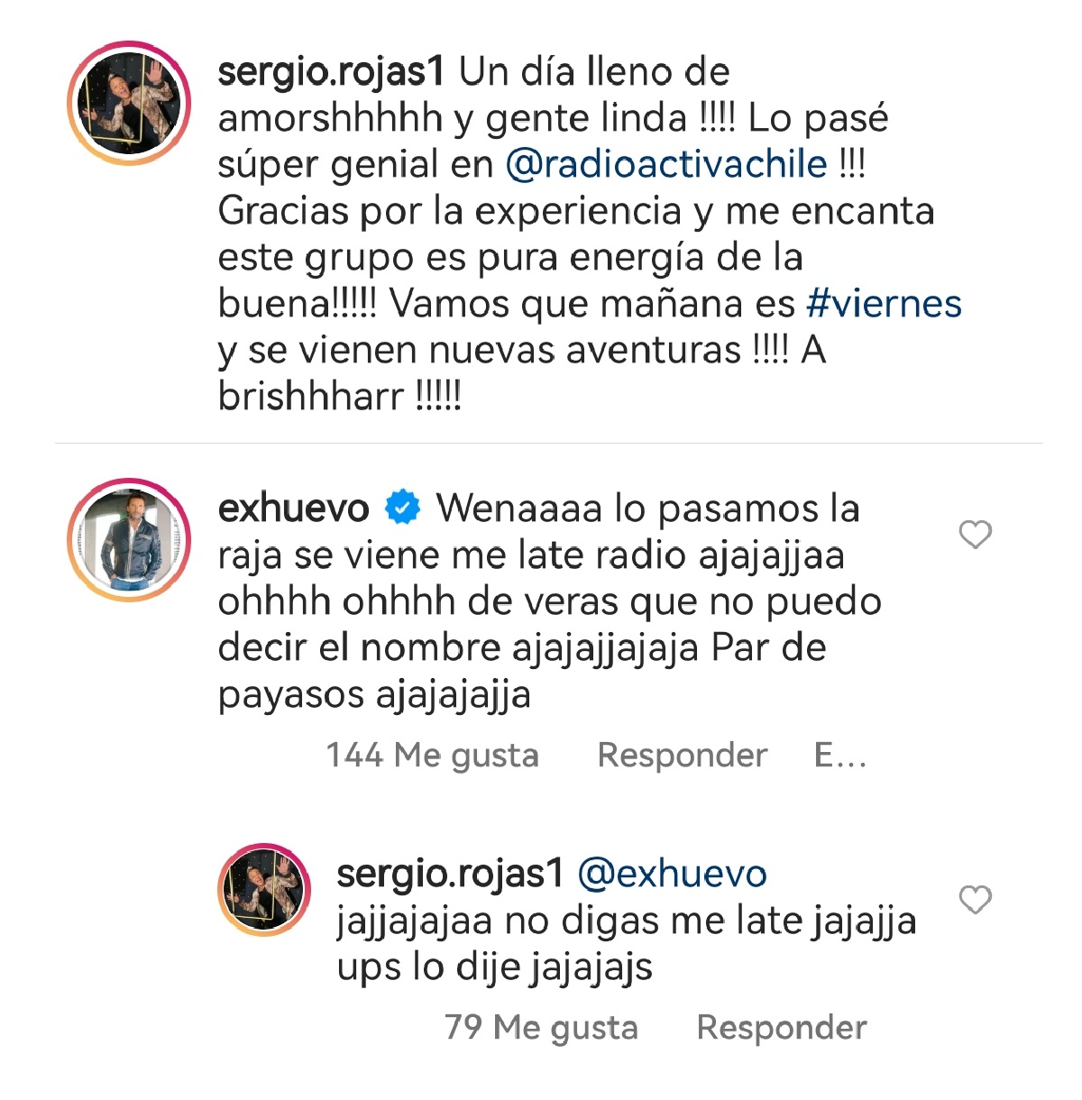 indirecta Daniel Fuenzalida a ejecutivos TV+ Me Late