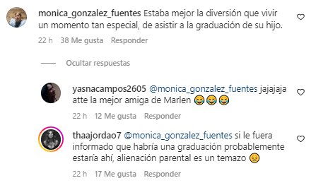 Thais Jordão defendió a Iván Núñez y explicó por qué no asistió a la graduación de su hijo.