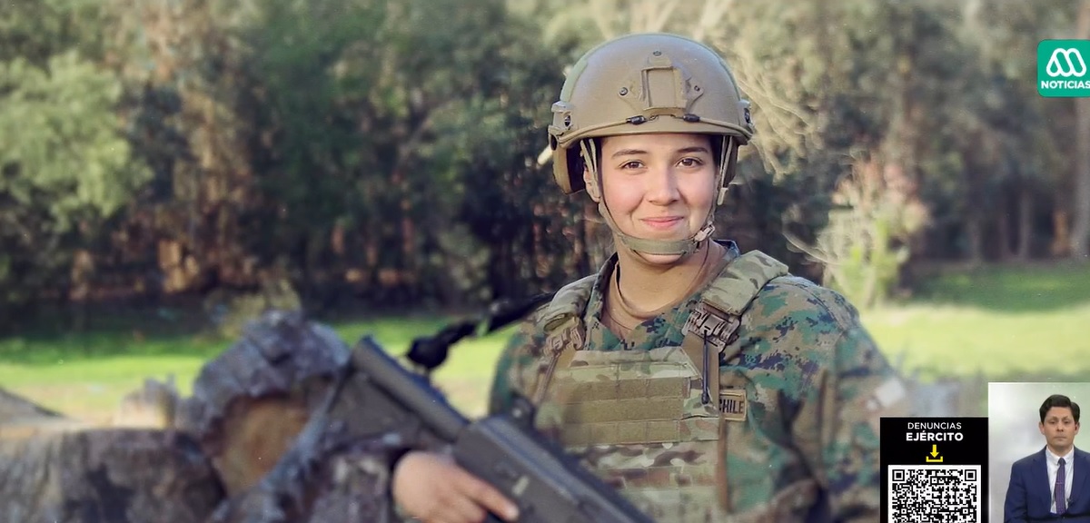 Ivania Echeverría subteniente del Ejército
