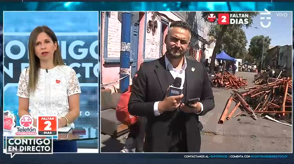 Contigo en Directo asalto equipo