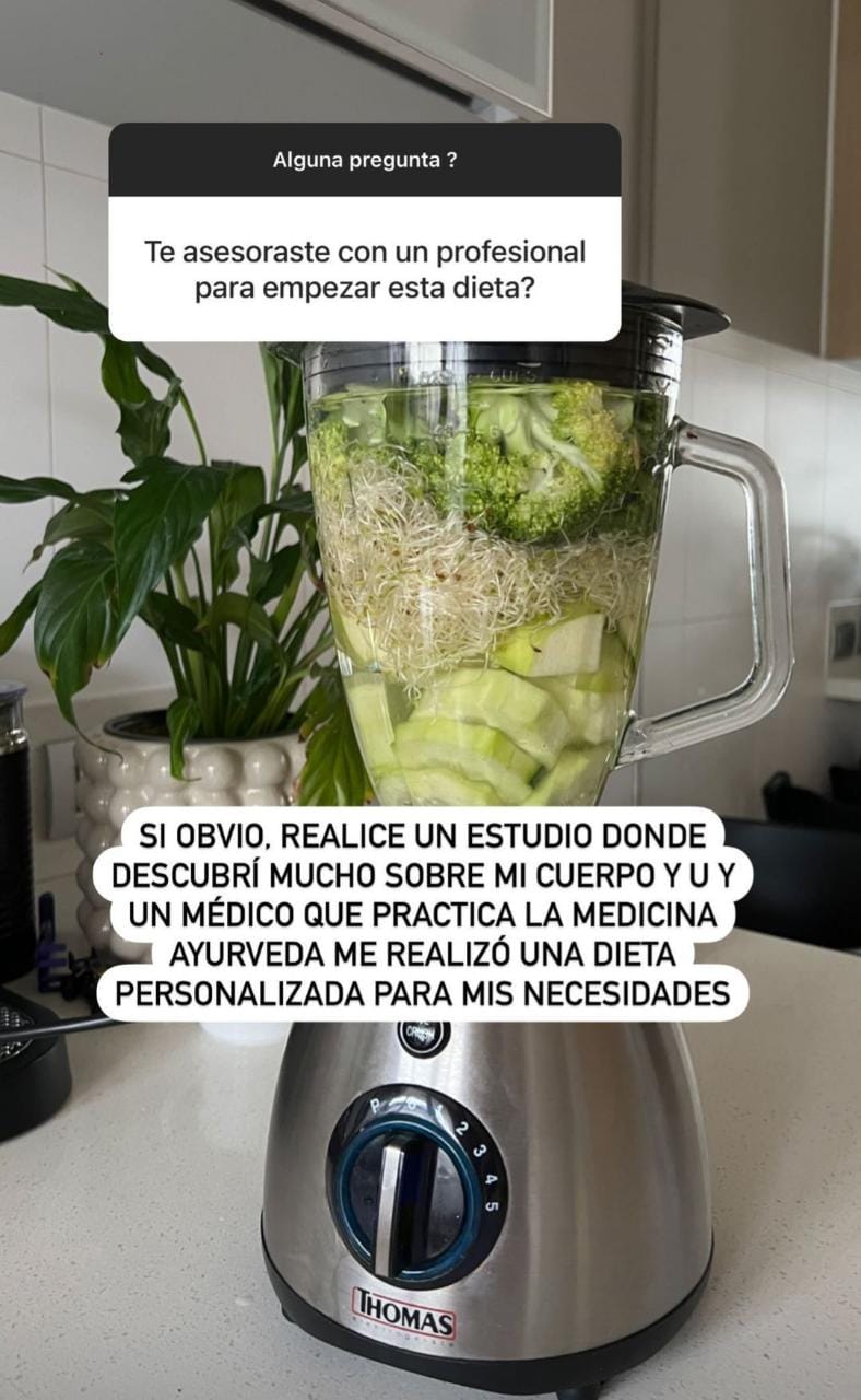 Lisandra Silva sigue la dieta ayúrveda