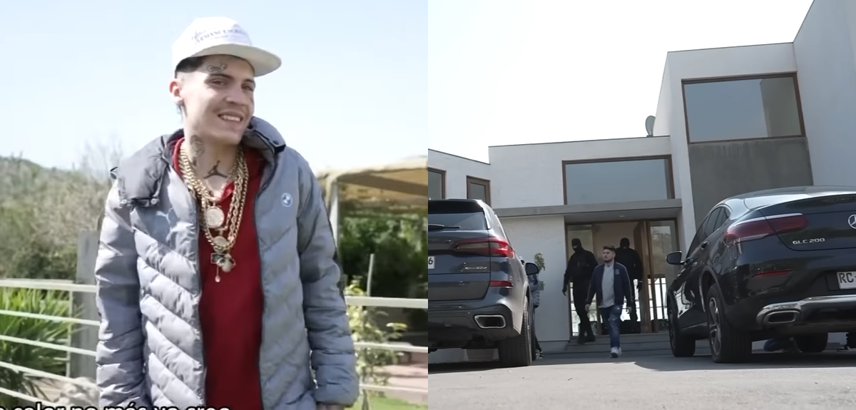 Con jacuzzi y cancha de tenis: Marcianeke mostró su lujosa casa en Urbanos a prueba