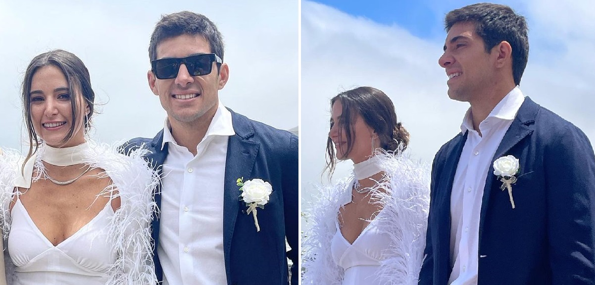 Tenista Cristian Garin contrajo matrimonio este fin de semana: así fue la ceremonia