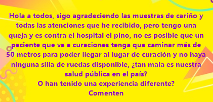 La fuerte crítica de Mauricio Medina contra hospital El Pino.