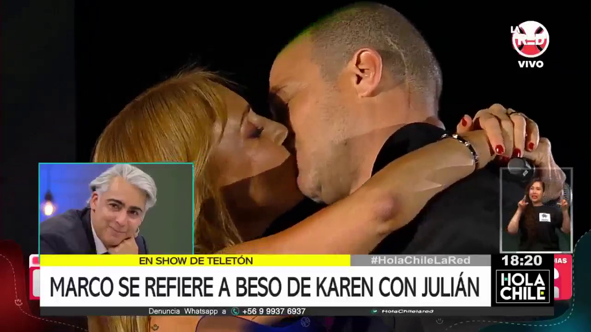 Marco Enríquez-Ominami lanzó sincero comentario tras osado beso entre Karen y Julián en la Teletón