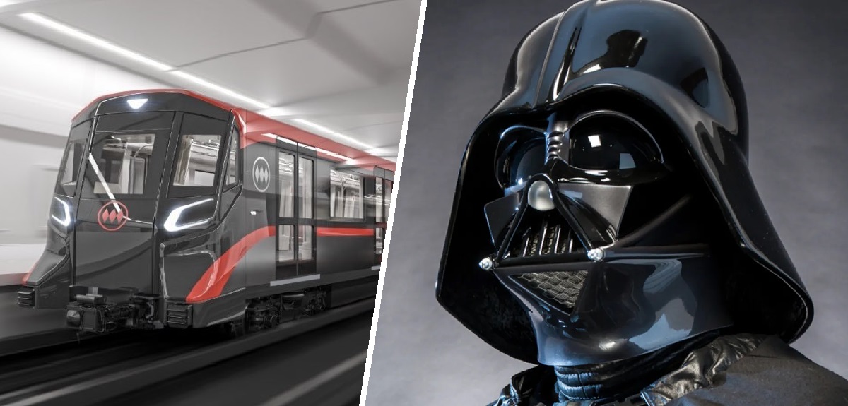 Metro de Santiago presentó trenes de futura Línea 7: comparan su diseño con máscara de Darth Vader