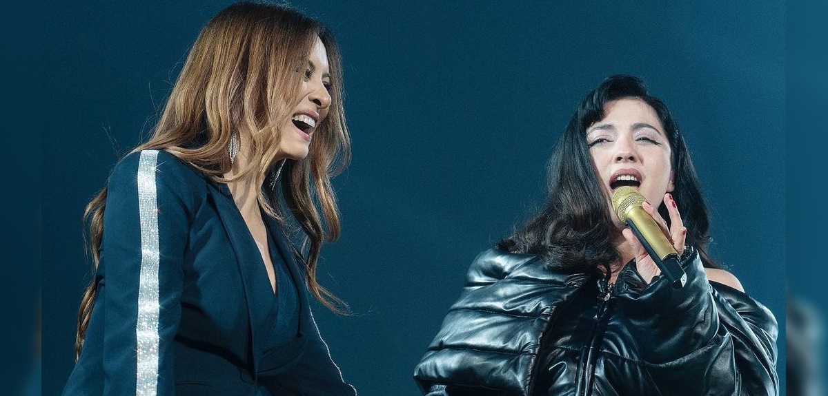 Mon Laferte sufrió chascarro en pleno show junto a Myriam Hernández en el Movistar Arena