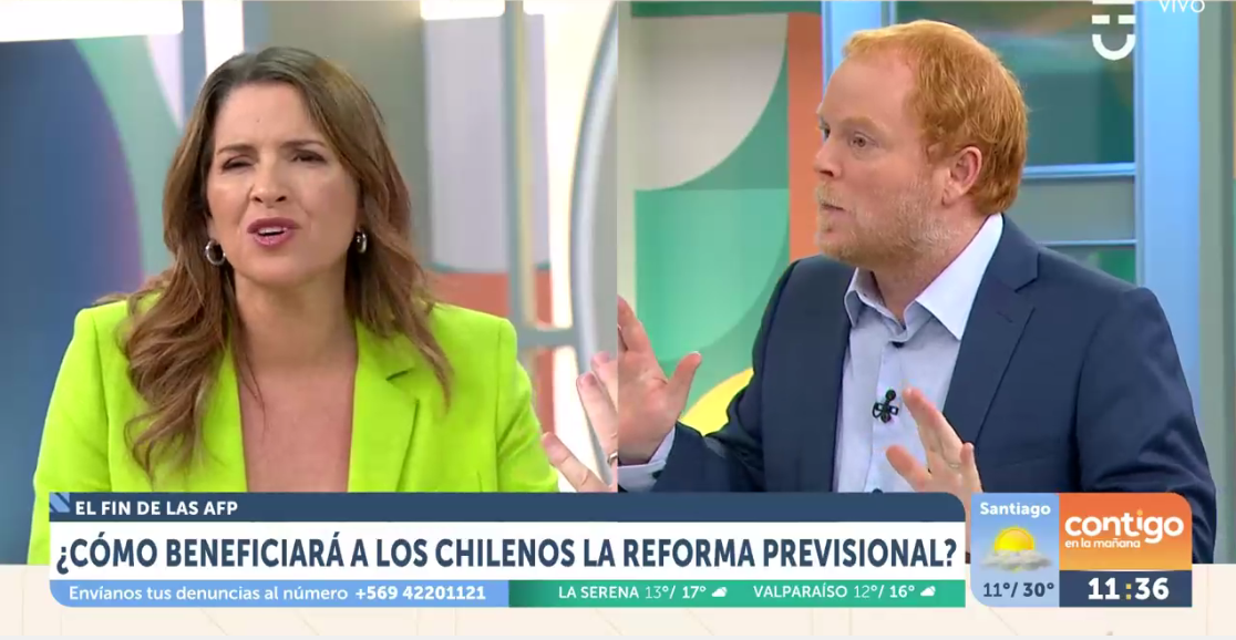 Monserrat Álvarez frenó a Rojo Edwards en debate sobre reforma de pensiones: "No desinformemos"