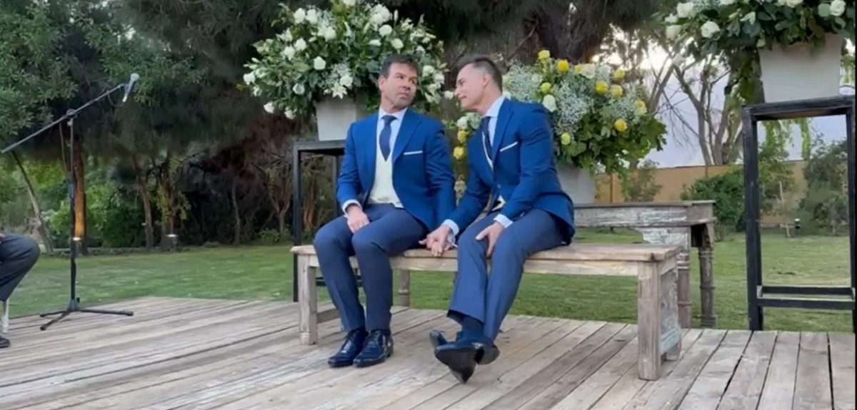 Nacho Gutiérrez compartió íntimo registro de su matrimonio: 