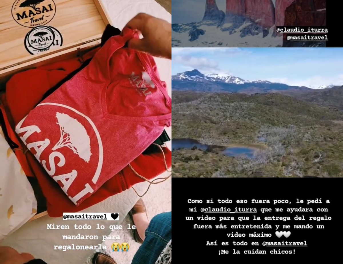 Regalo de Kel Calderón a Nancy Huenupe