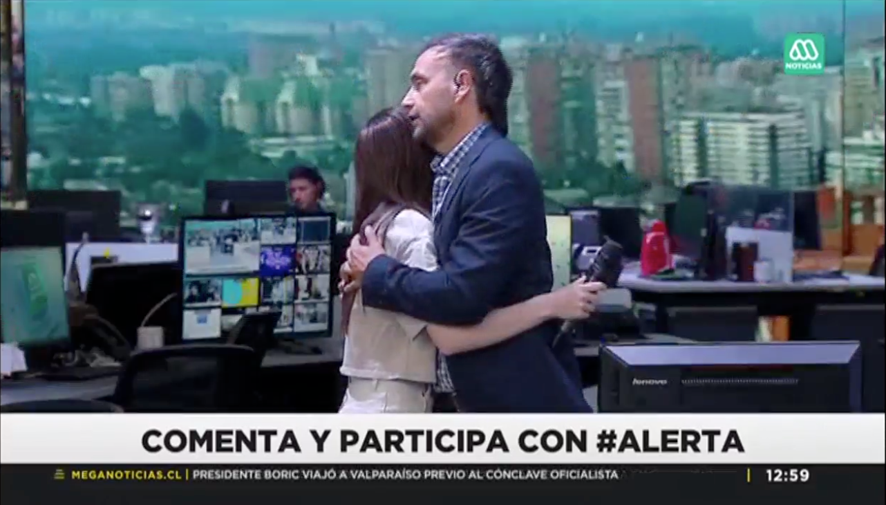 Rodrigo Sepúlveda despide a Darynka en Meganoticias Alerta