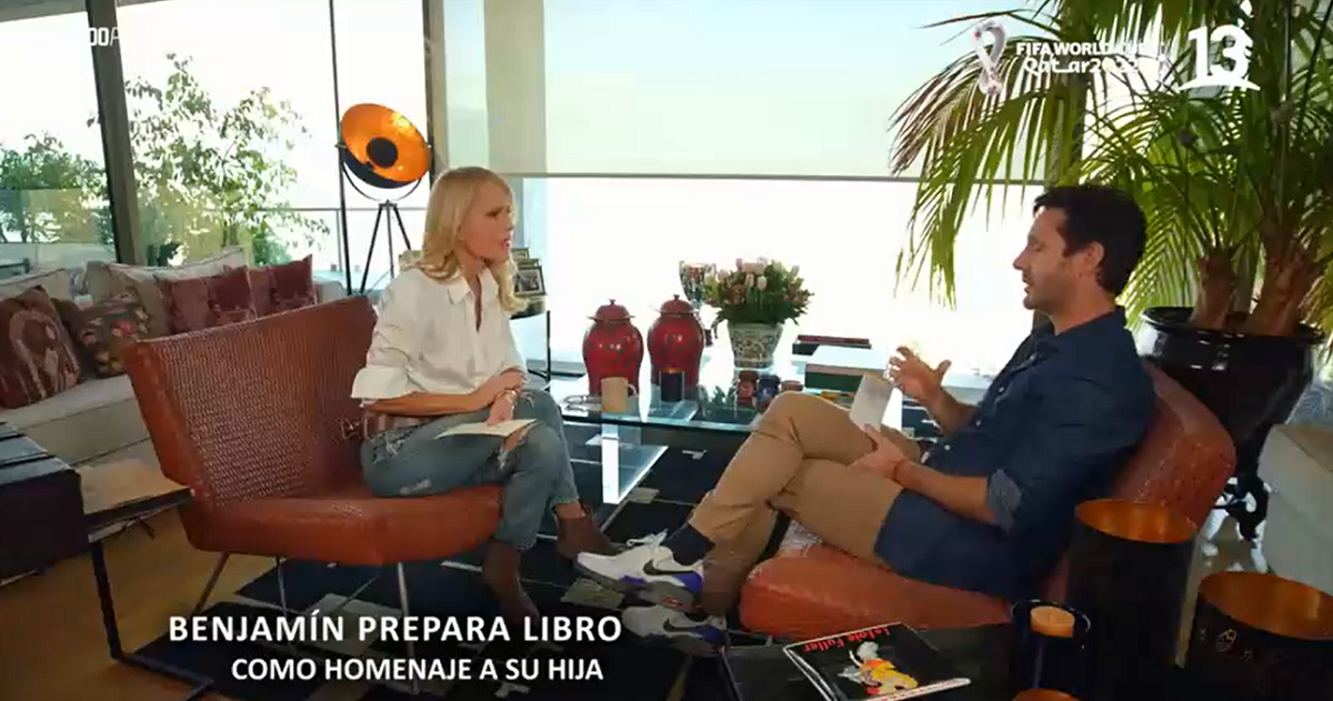 Benjamín Vicuña reveló que está escribiendo un libro dedicado a su hija Blanca