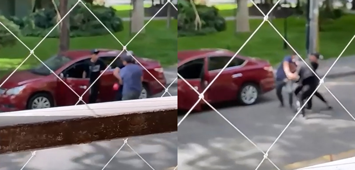 Carabinero sufrió violento asalto con disparos en Providencia: video captó actuar de delincuentes