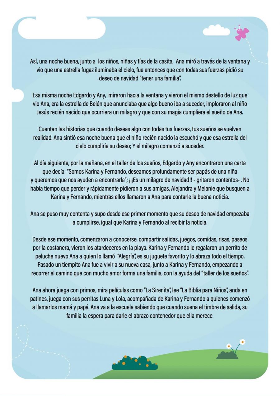 Niña argentina adoptada