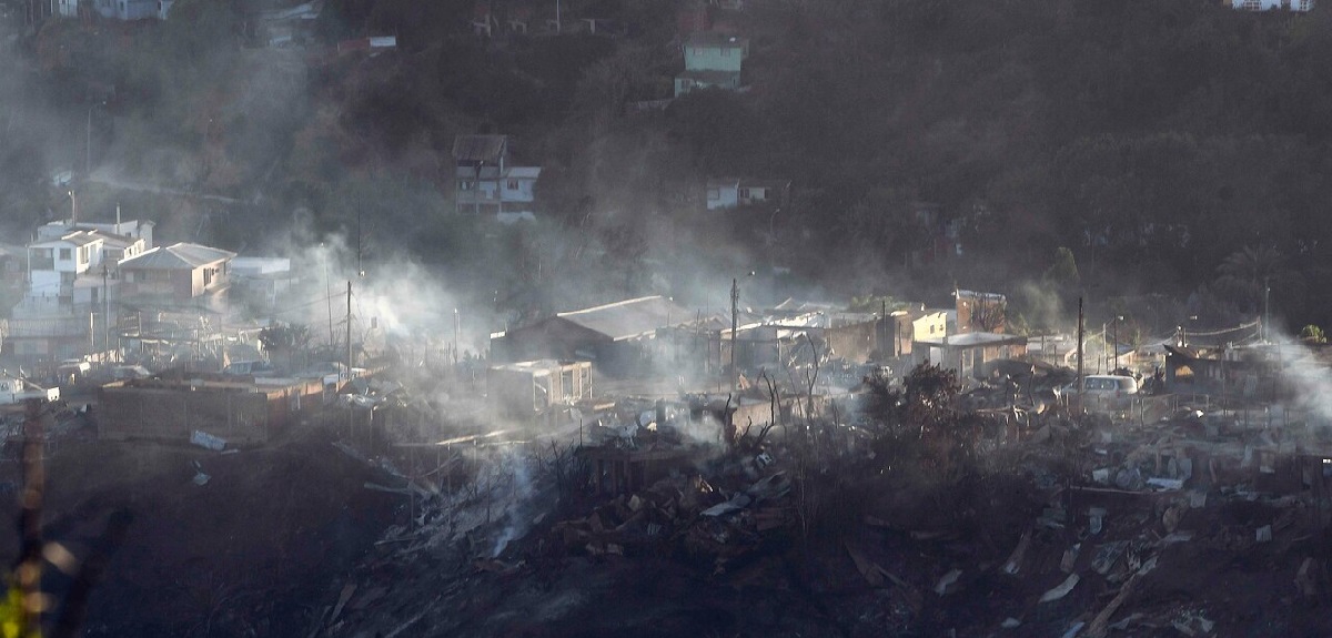 Gobierno decretó Estado de Excepción Constitucional por incendios en Viña del Mar
