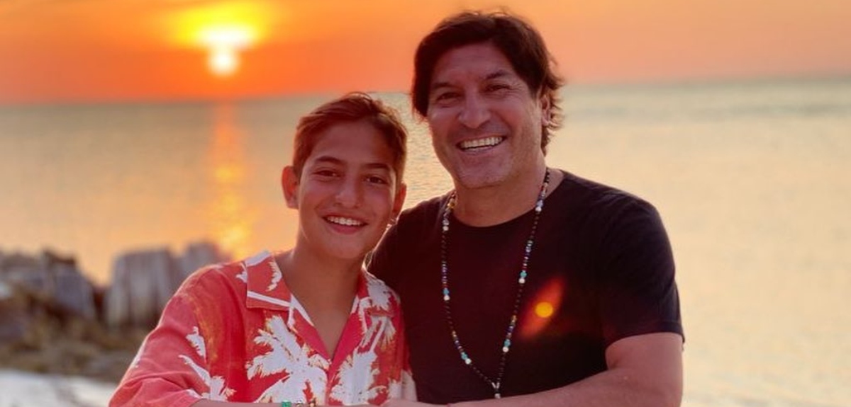 Iván Zamorano y su hijo compartieron con destacados deportistas: 