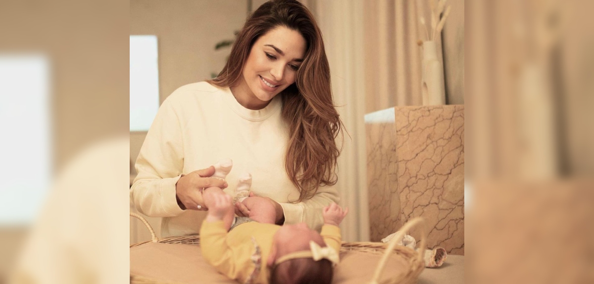 Lisandra Silva enterneció las redes al mostrar por primera vez el rostro de su hija Leiah