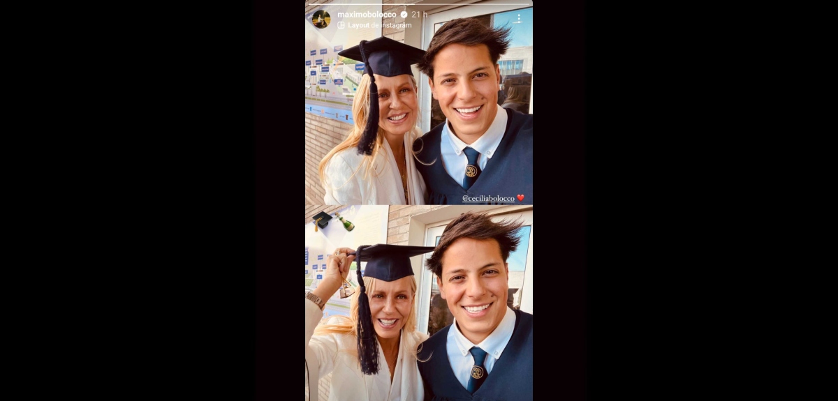 Máximo y Cecilia Bolocco