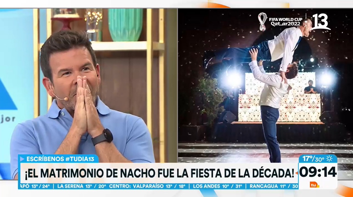 Nacho Gutiérrez habló de su matrimonio en Tu Día