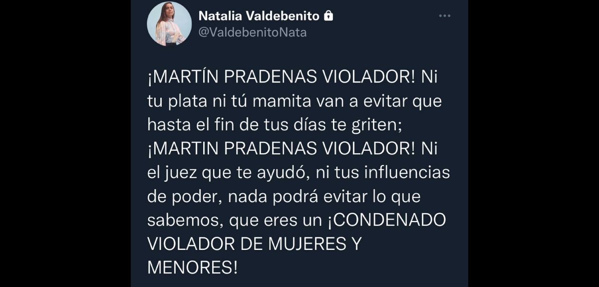Natalia Valdebenito descargo