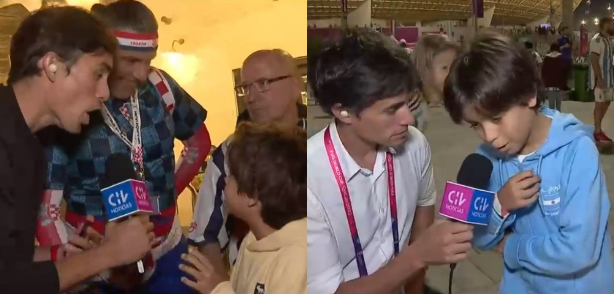Niño argentino que lanzó exabrupto le explicó a Roberto Cox qué quiso decir realmente: 