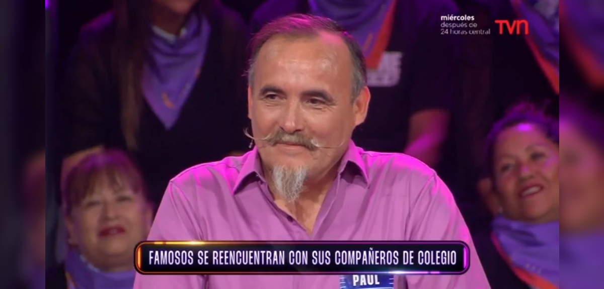 Paul Vásquez fue sorprendido en 'Famosos a clases' con foto de su juventud: 