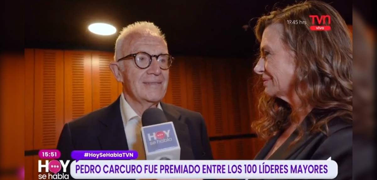 Pedro Carcuro fue premiado como uno de los '100 líderes mayores': 