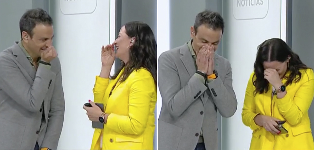 El ataque de risa en vivo de Andrea Aristegui y Gonzalo Ramírez por performance de Jaime Leyton