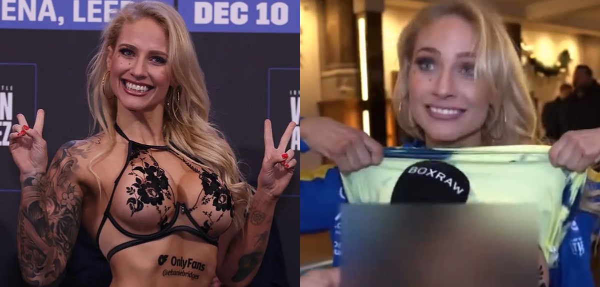 Boxeadora australiana hizo topless en entrevista en vivo solo para anunciar apertura de su OnlyFans