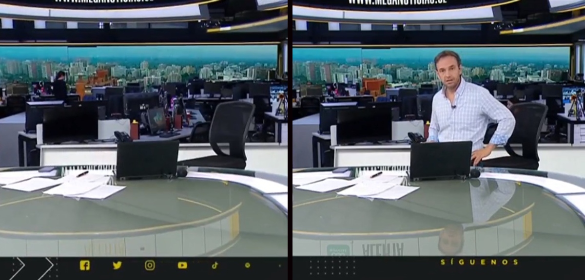 Rodrigo Sepúlveda protagonizó gracioso chascarro en pleno noticiero: 