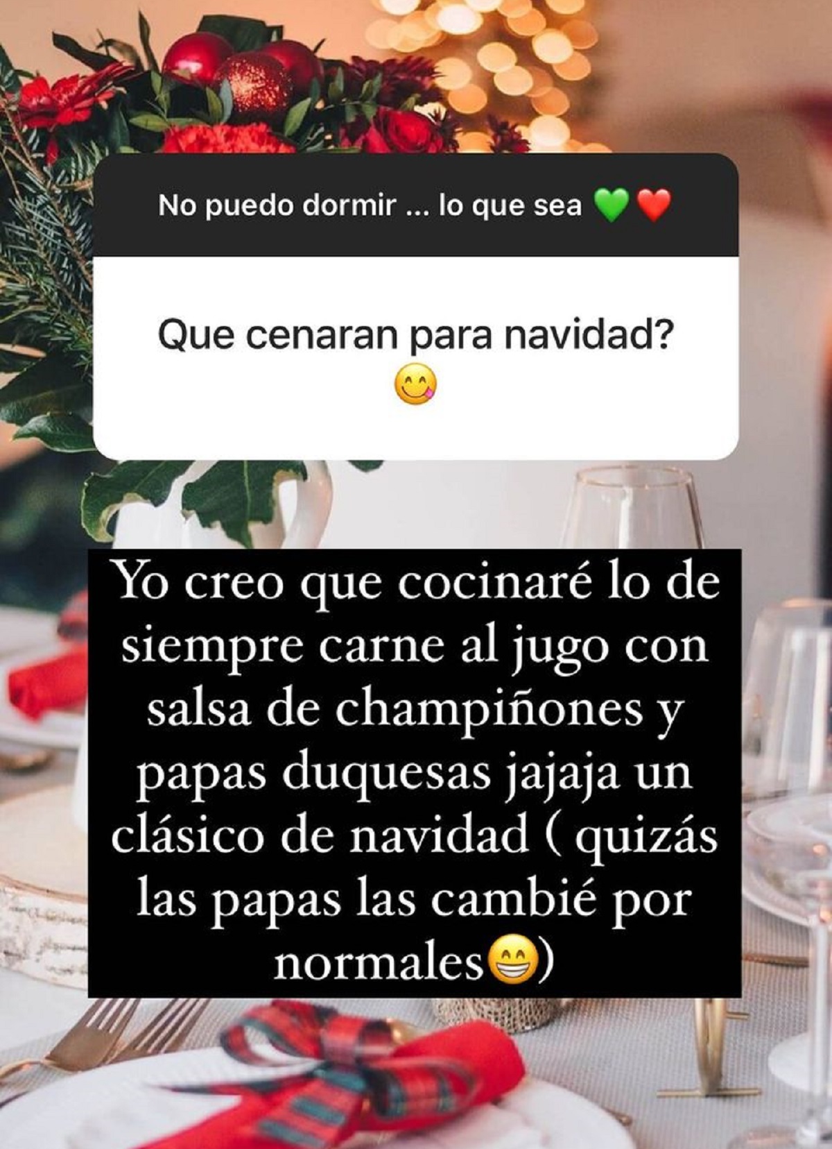Coté López mostró la "pomposa" decoración de su árbol de Navidad y reveló qué cenará en Nochebuena