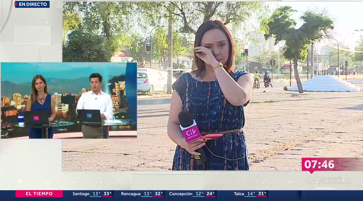 Karina Álvarez vivió emotivo momento tras despedir a querida periodista de CHV