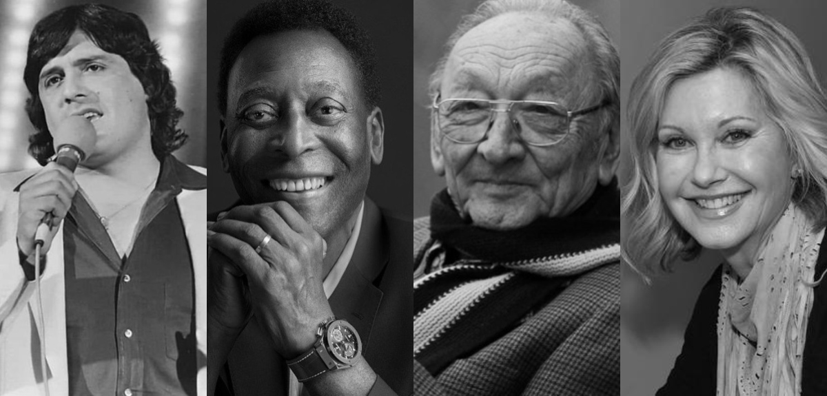 Cantantes, rostros de TV y deportistas: los famosos que nos dejaron este 2022