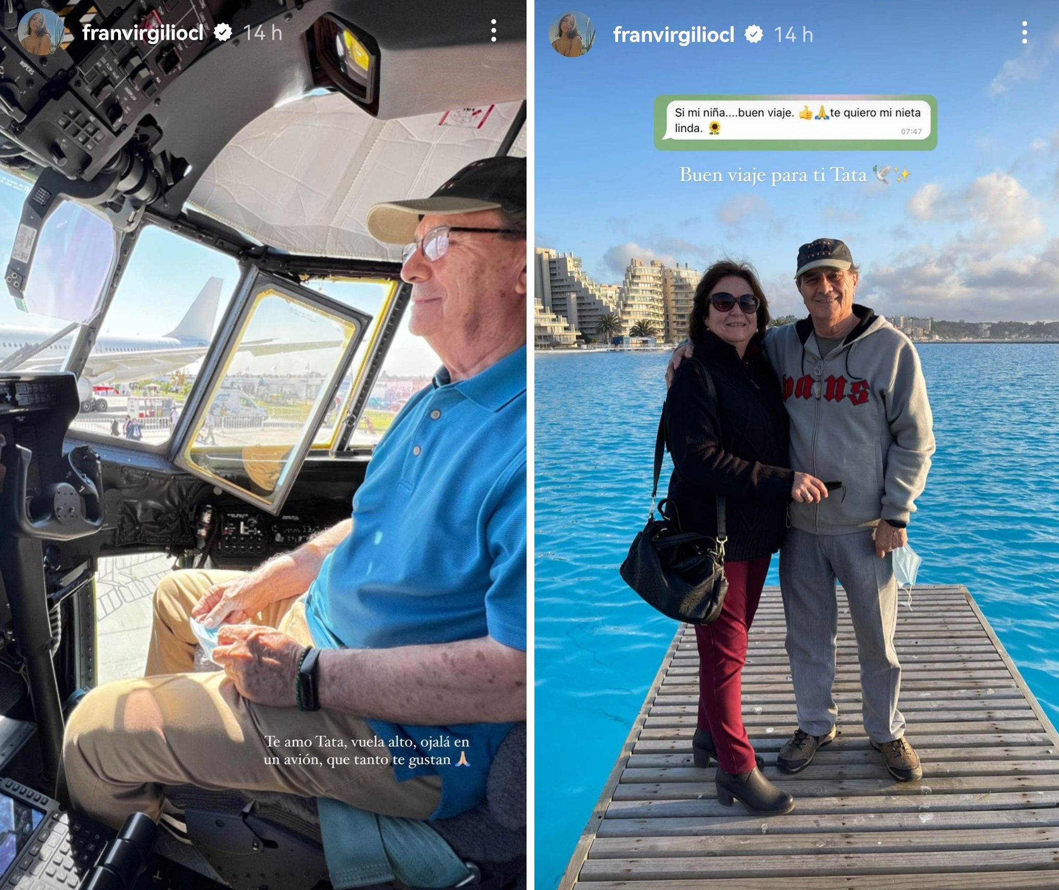 Fran Virgilio muerte abuelo Karol Lucero