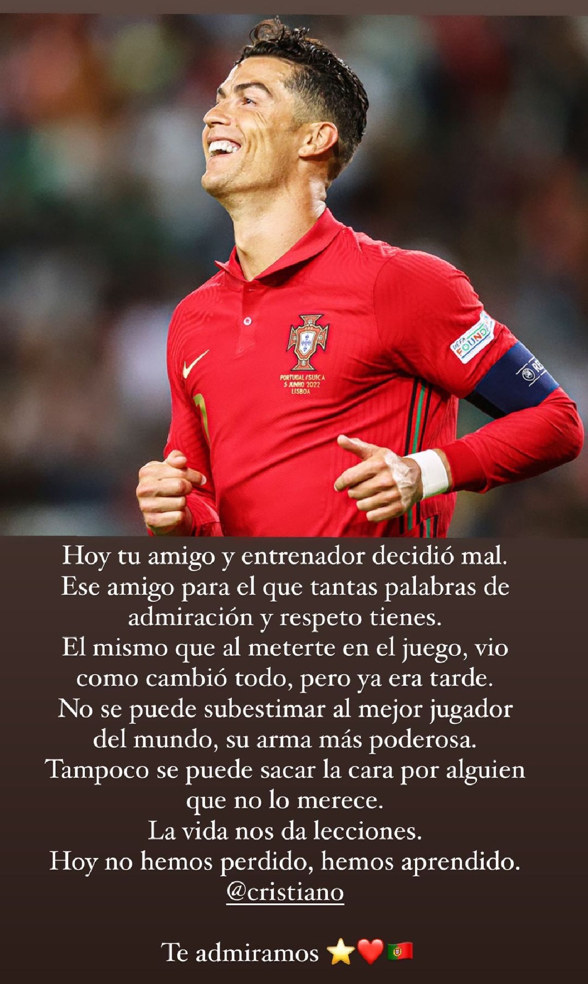 Georgina Rodríguez destrozó al DT de Portugal: "No se puede subestimar al mejor jugador del mundo"