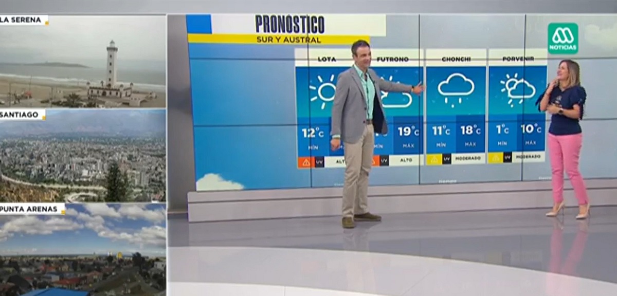 Gonzalo Ramírez echó al agua a Michelle Adam en Meganoticias