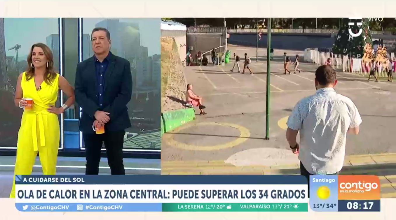 Hombre que meditaba protagonizó curioso momento en despacho de CHV: "Estaba en la 'no mente'"