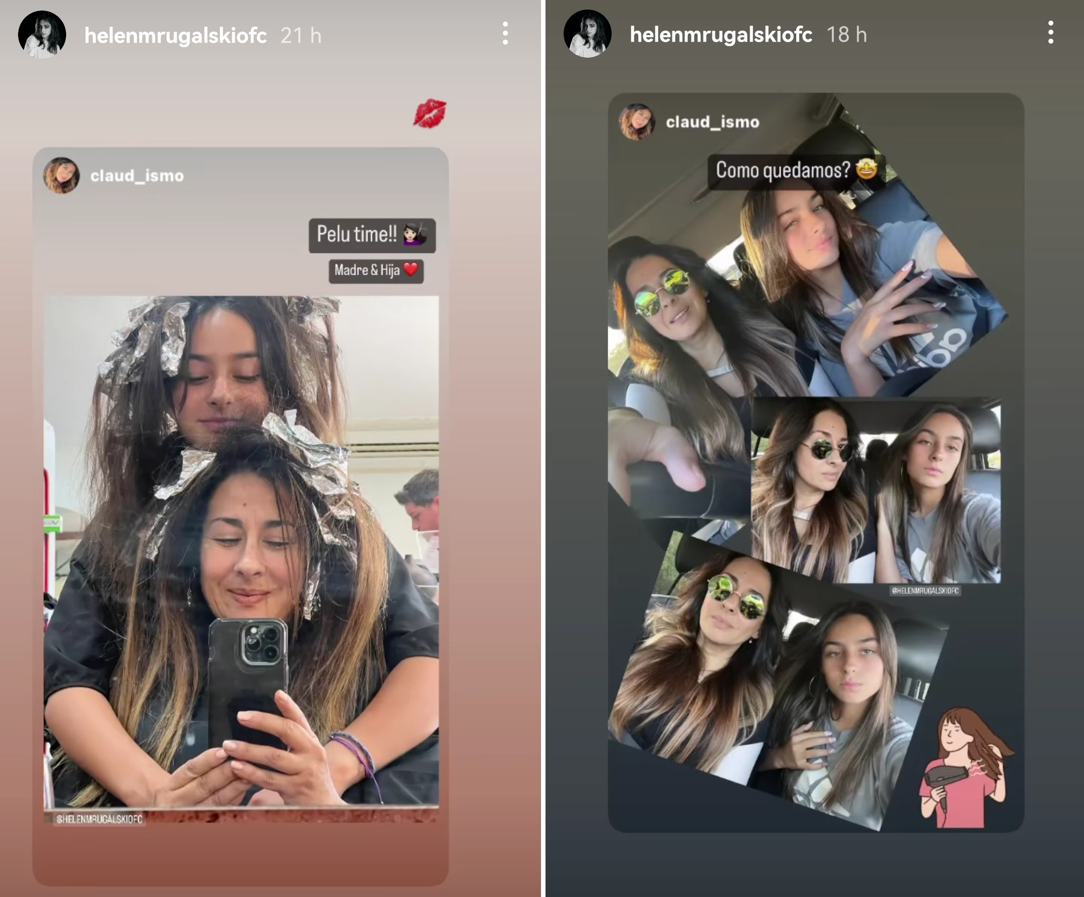 Helen Mrugalski cambio de look