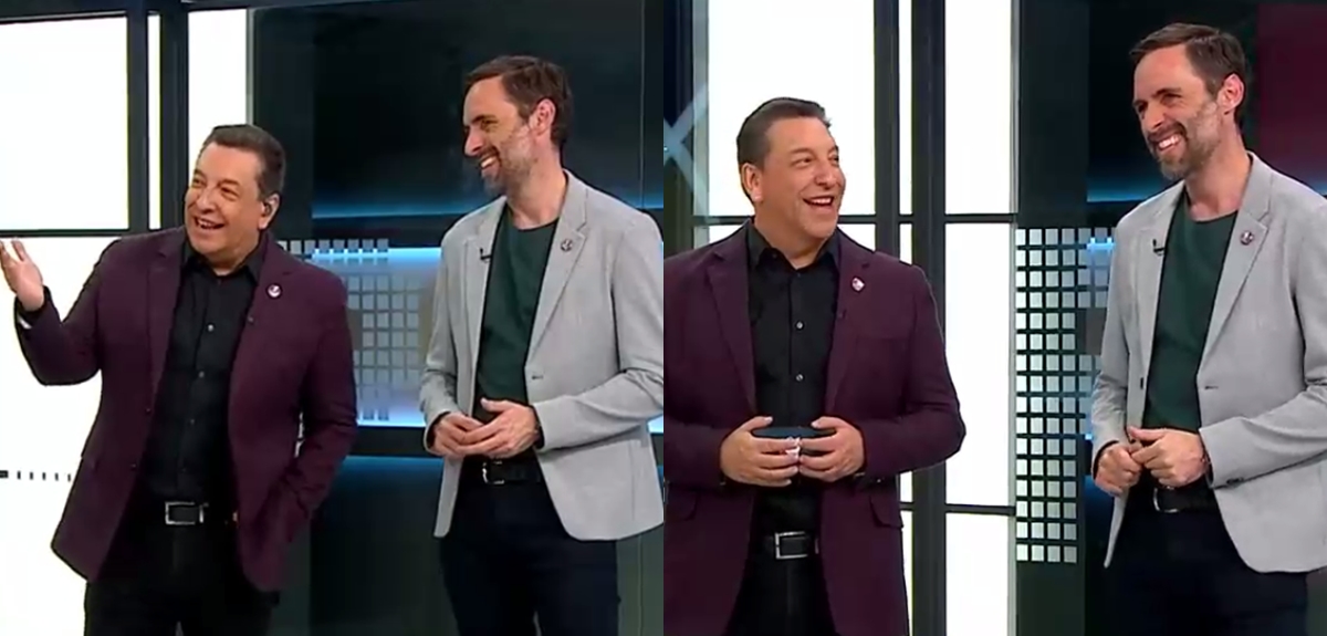 Julio César Rodríguez bromeó con incendio en Chilevisión y caída de señal: 