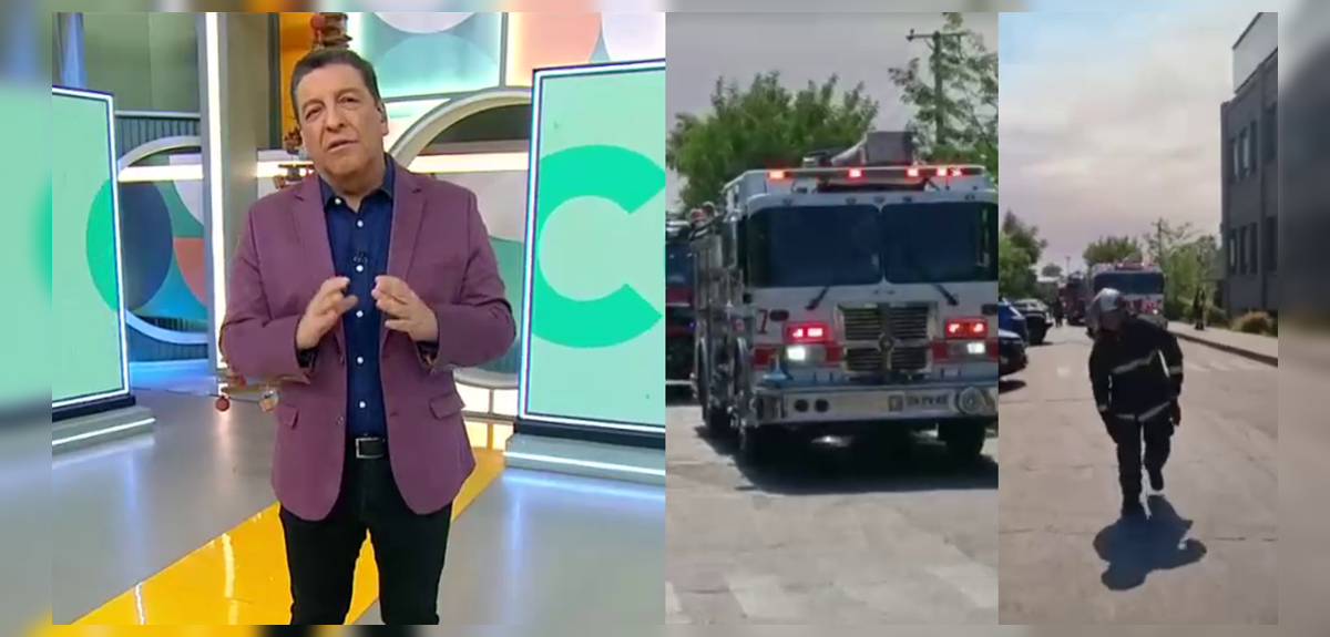 JC Rodríguez lanzó particular broma a la competencia tras incendio en CHV: “Tenía que pasar esto”