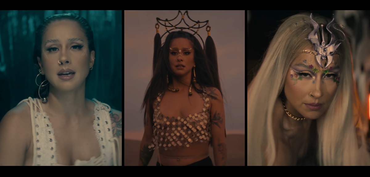 Denise Rosenthal lanzó nuevo videoclip: revisa los llamativos looks de 'Centenas de miles de años'