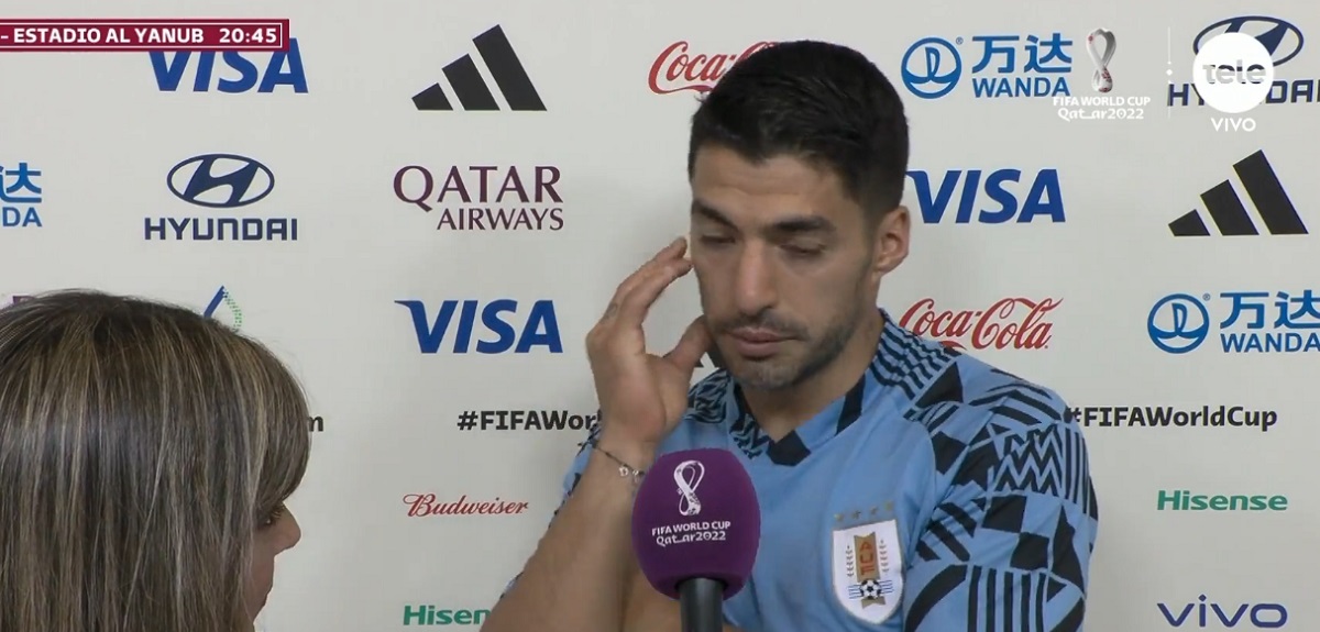 Luis Suárez se quebró tras eliminación de Uruguay en el Mundial y lanzó descargo contra la FIFA