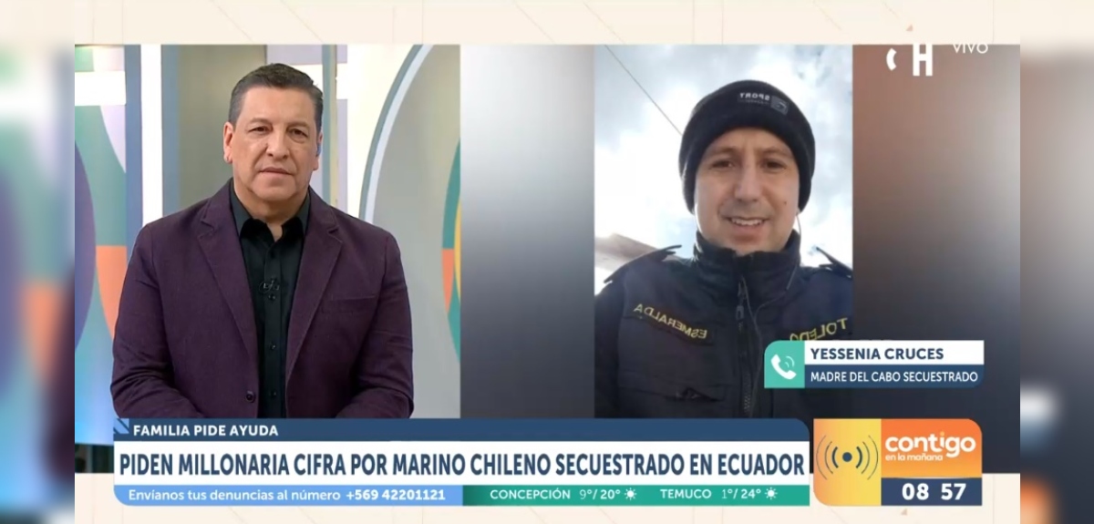 Madre del marino secuestrado expuso sentida petición en 'Contigo en la mañana': 
