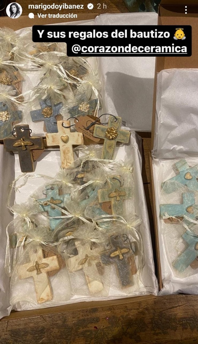 María Luisa Godoy reveló la especial tenida que utilizará su hijo Domingo en su bautizo