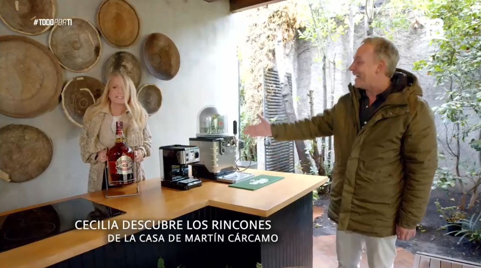 Martín Cárcamo realizó tour por su casa en la "Todo por ti"