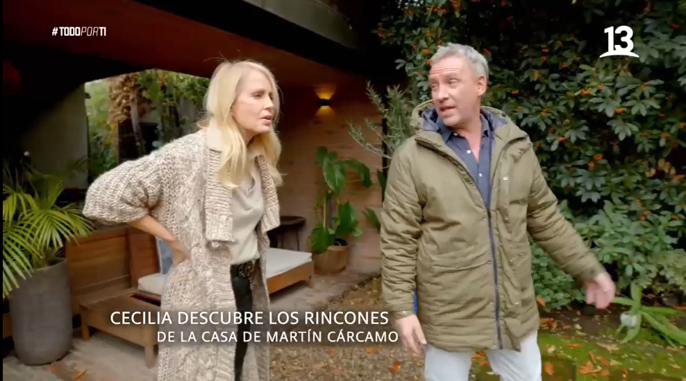 Martín Cárcamo realizó tour por su casa en la "Todo por ti"