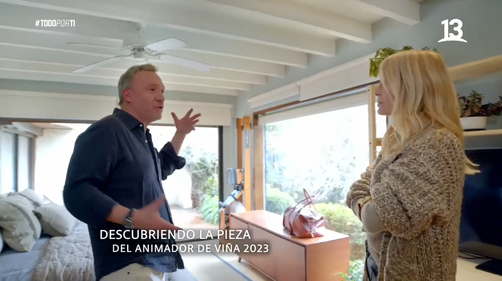 Martín Cárcamo realizó tour por su casa en la "Todo por ti"