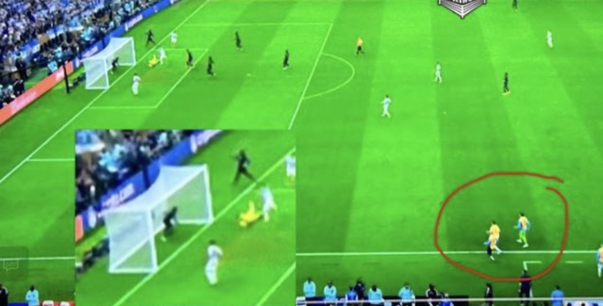 medio francés gol ilegal Argentina
